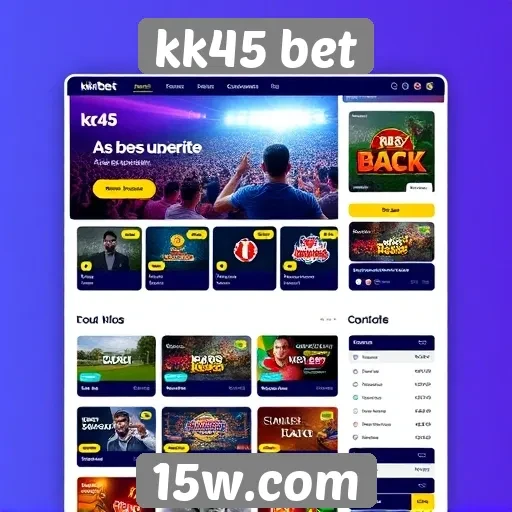Novidades no design e navegação do site kk45 bet
